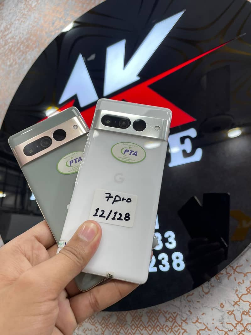 Google Pixel 7 Pro /7 / 7a  official PTA Approved Fresh Stock

                                                            alt=
