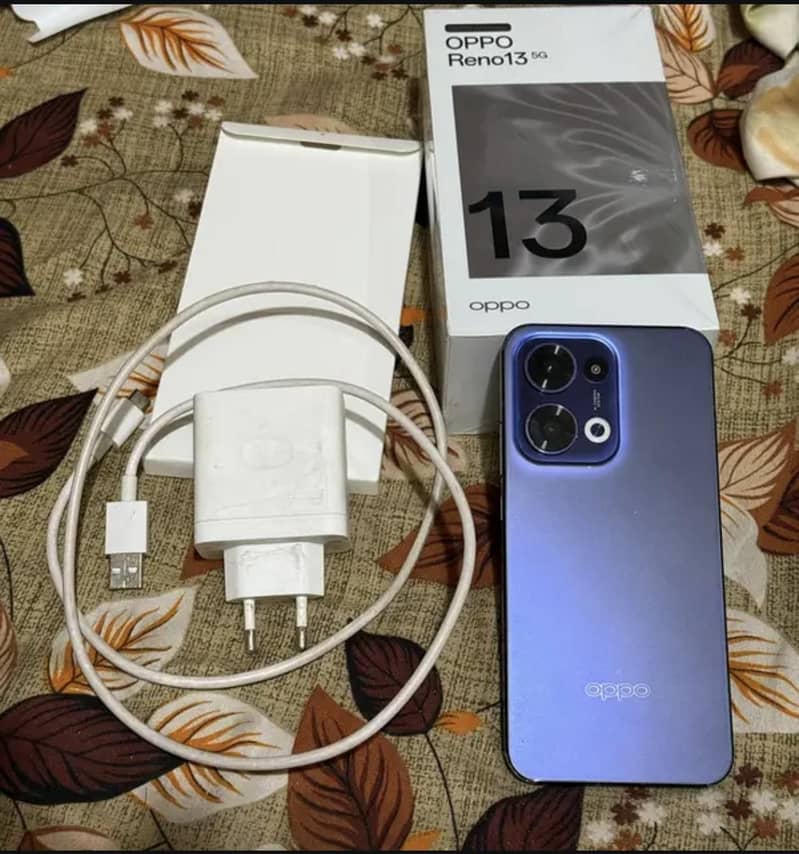 Oppo Reno 13 5g Full Box 10/10 Condition

                                                            alt=