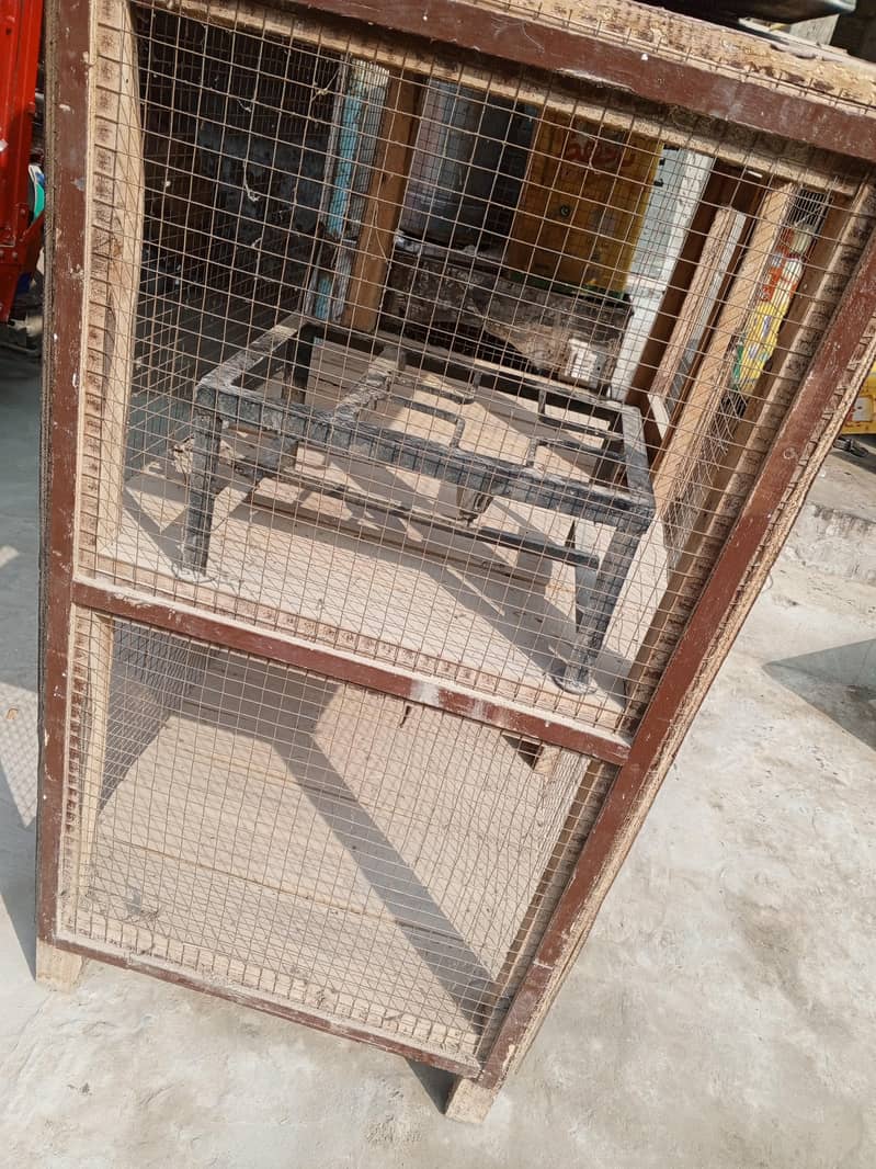 Double Story Solid Wood Bird/Hen Cage for Sale

                                                            alt=