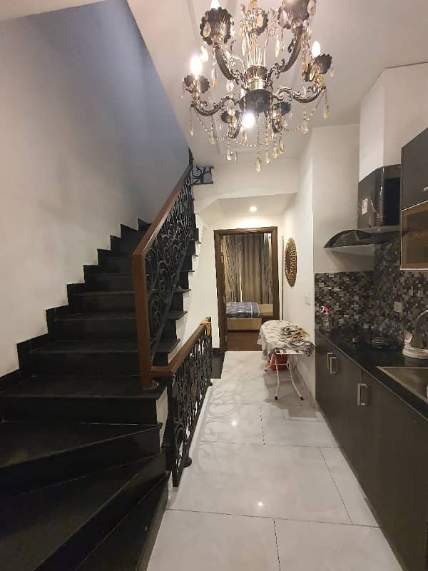 Luxury 6.5 Marla Fully Furnished 4-Bed Designer Home in DHA Phase 5 Solar & Galleria Design