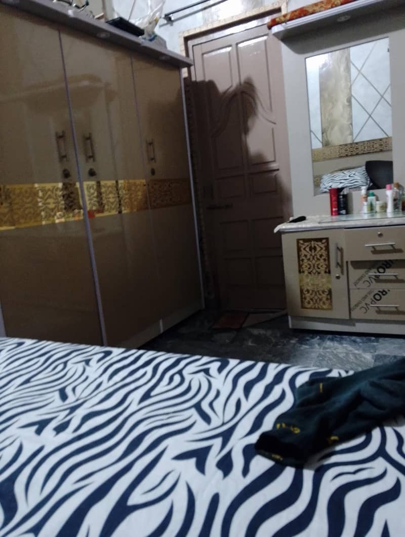 Wooden Double Bed with Side Tables & Wardrobe • Luxury Wooden Double B