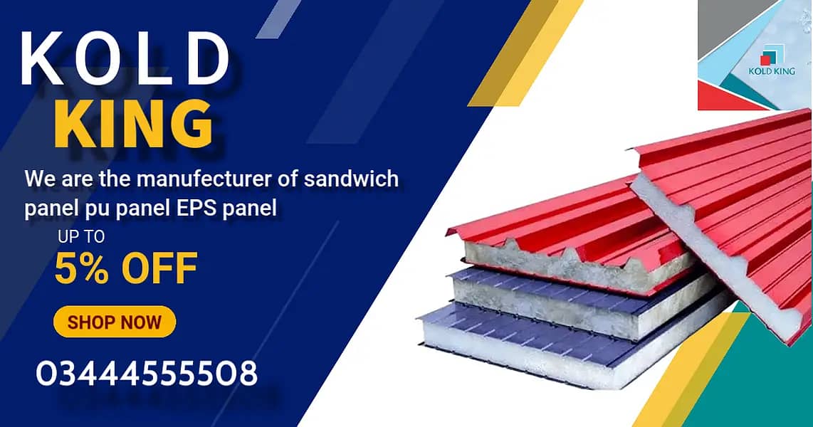 Pu sandwich Panel, Eps Sandwich Panel, Cold Store, Insulated Panel

                                                            alt=