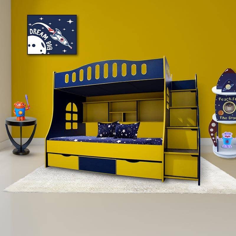 Bunk bed | Kid wooden bunker bed | Baby bed | Double bed | Triple bed