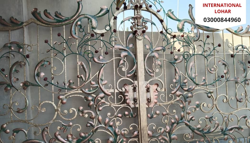 Iron gates-Cnc Gates-Safety grills-Stainless grill-Iron door-Main gate

                                                            alt=