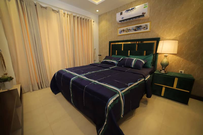 1 bed luxury furnished apartment available for rent sector C bahria town Lahore

                                                            alt=