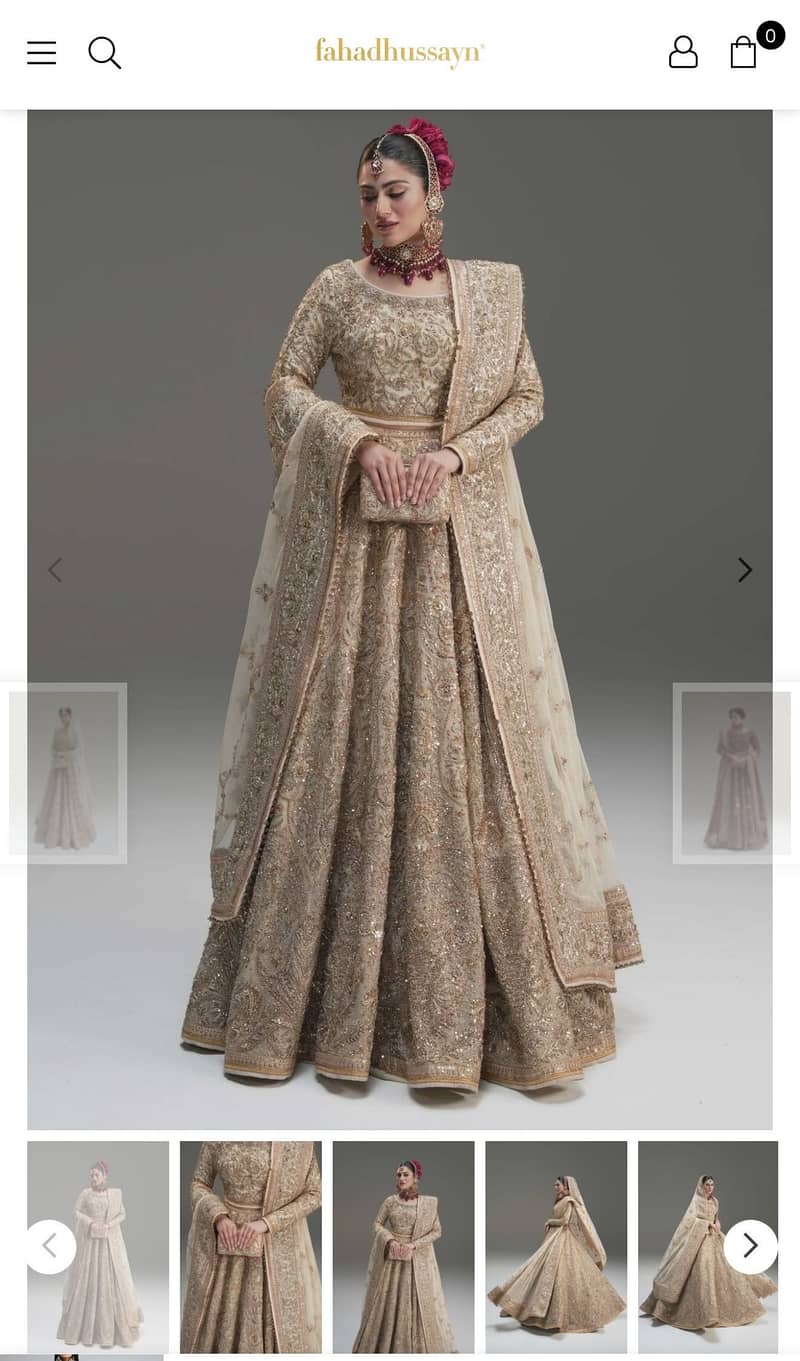 Excellent Fahad hussayn bridal Dress

                                                            alt=