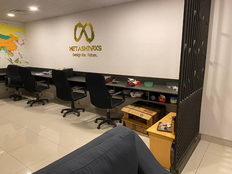 Fully furnished office available for rent in prime location Giga Mall World Trade Center Islamabad

                                                            alt=