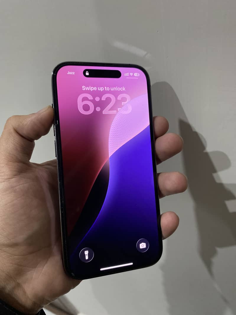 Iphone 14 pro, 256gb, PTA Approved

                                                            alt=