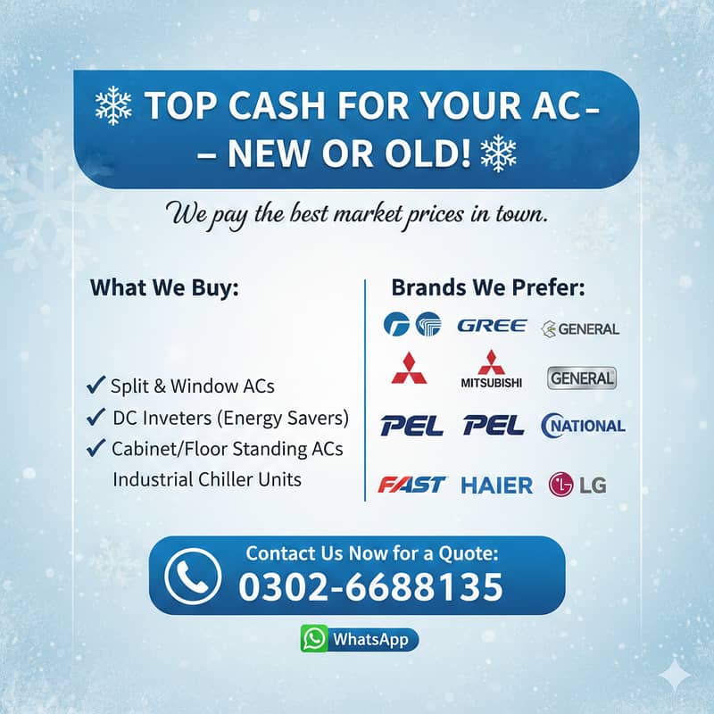 Ac/Old Ac/Used Ac/Window ac/Haier Ac/Pel Ac/Split Ac/Kenwood ac

                                                            alt=