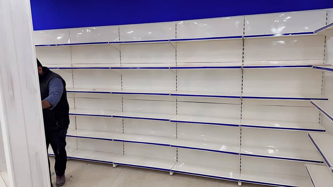 Pharmacy racks / wall racks / Double sided racks /  Racks in Lahore

                                                            alt=