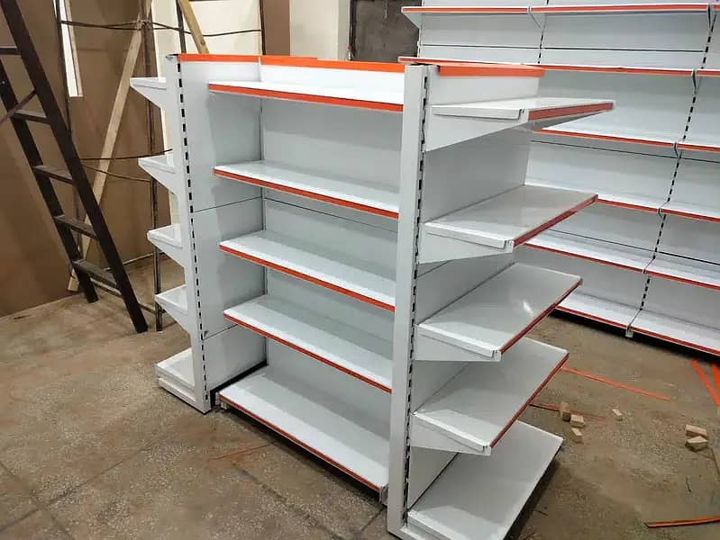 Double sided rack , Pharmacy racks , Super store rack , warehouse rack

                                                            alt=