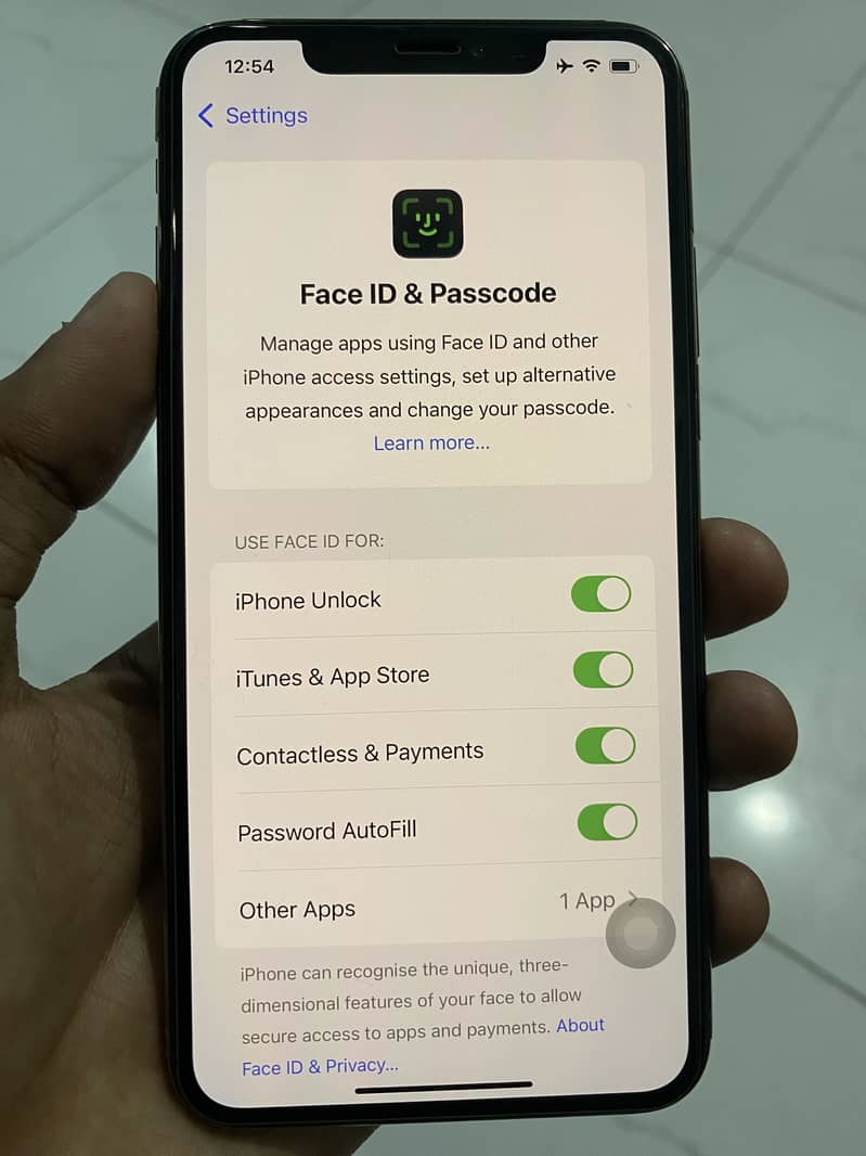Iphone XS max PTA approved