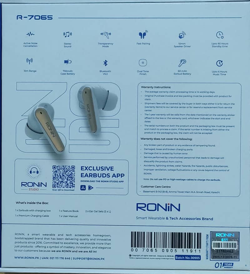 Ronin earbuds

                                                            alt=