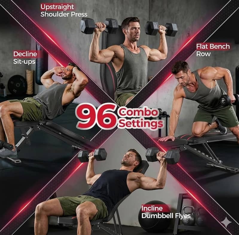 Export Quality adjustable & foldable bench press (16 gauge) heavy duty

                                                            alt=