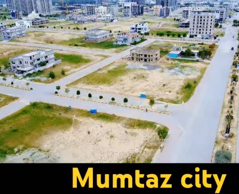 50x90 Double Road Plot For Sale in Mumtaz City Islamabad