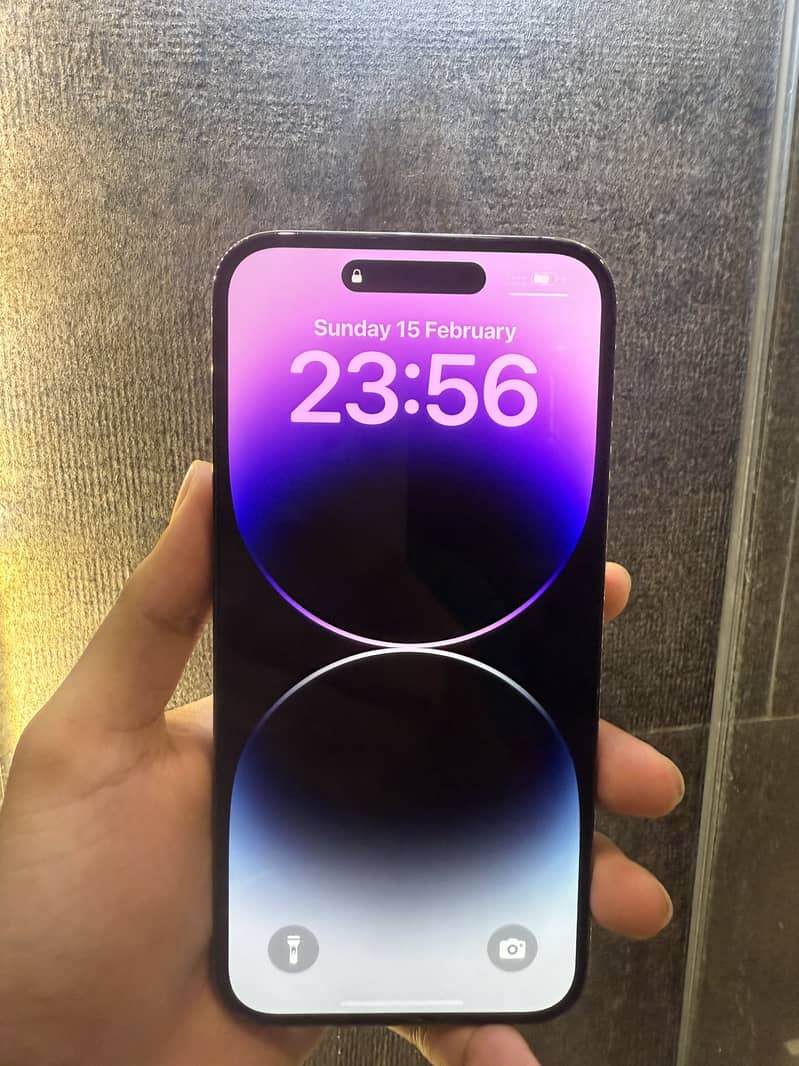 iPhone 14 Pro Max 256GB Deep purple- Excellent Condition

                                                            alt=