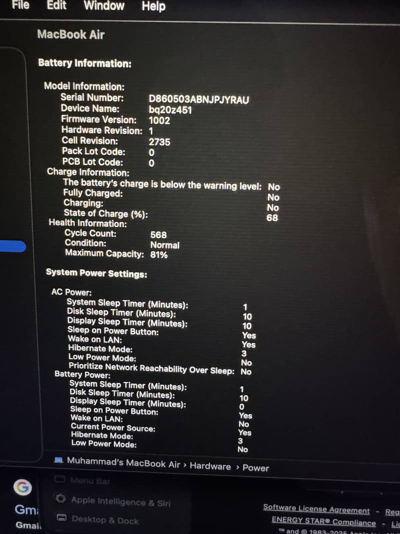 Macbook Air M1 16/256. Slight display issue

                                                            alt=