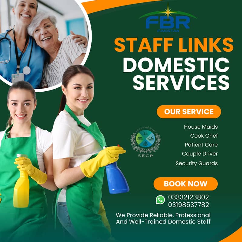 House Maids/ Nurse / Home Cook / chef / Baby Sitter Driver available

                                                            alt=