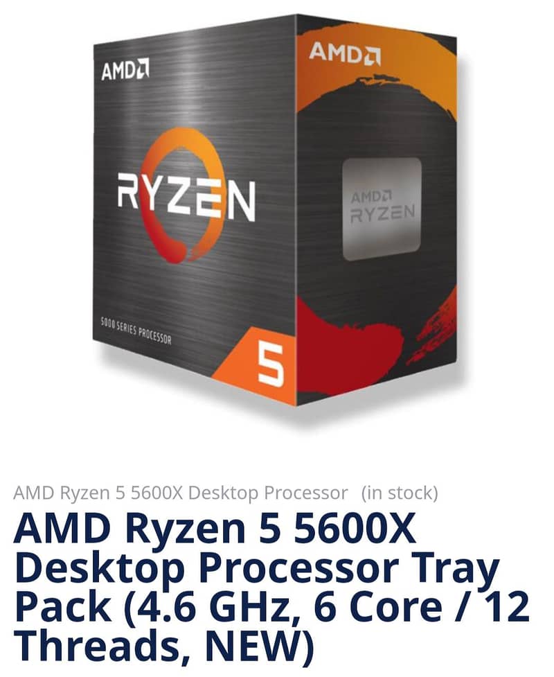 Ryzen 5 5600x

                                                            alt=