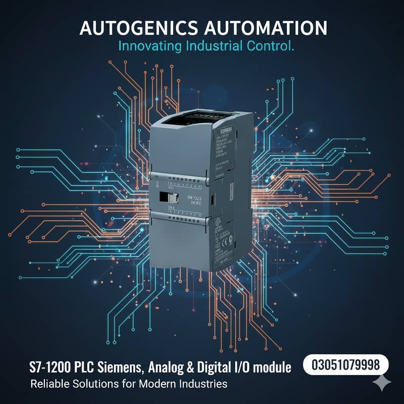 S7 1200 PLC Siemens, Analog & Digital I/O module Available NEW & USED

                                                            alt=