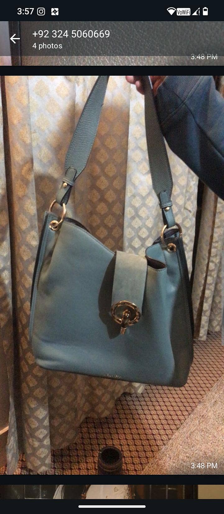 alexi air force Blue and Tan Hobo tote bag

                                                            alt=