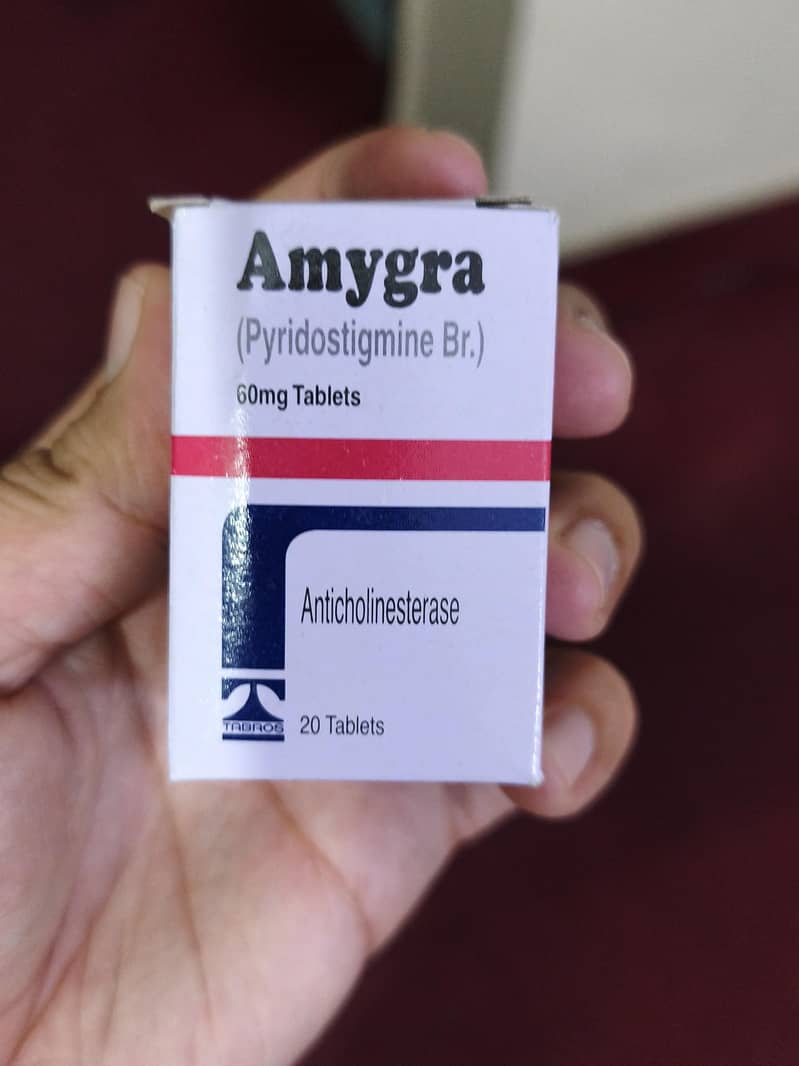 Amygra (Pyridostigmine Bromide)  60mg

                                                            alt=