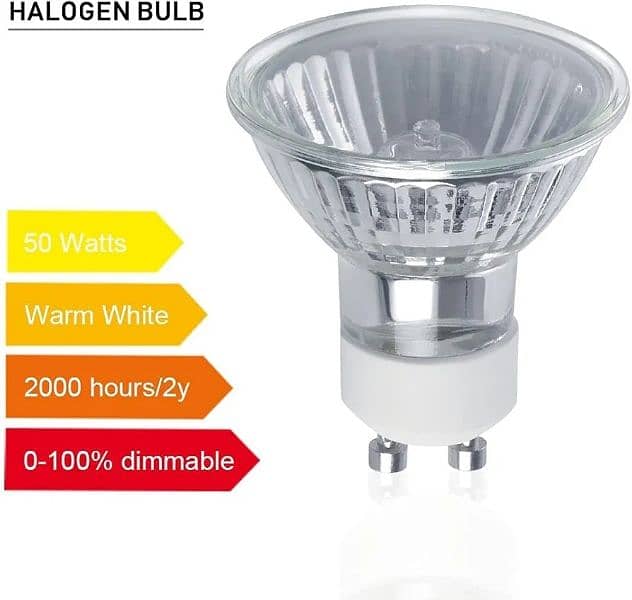 Vicloon GU10 50W Halogen Bulbs, Pack of 8

                                                            alt=