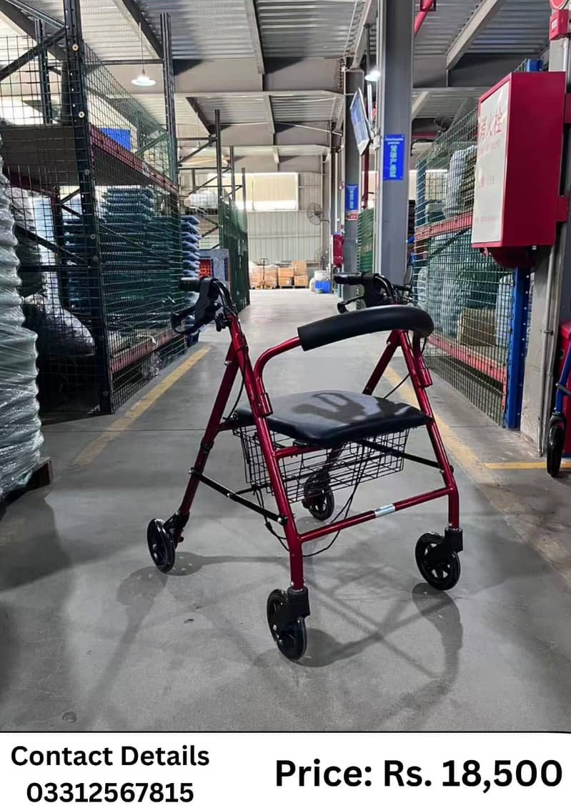 Walker With Wheels – Electric Wheel chair For Home & Patient Use

                                                            alt=