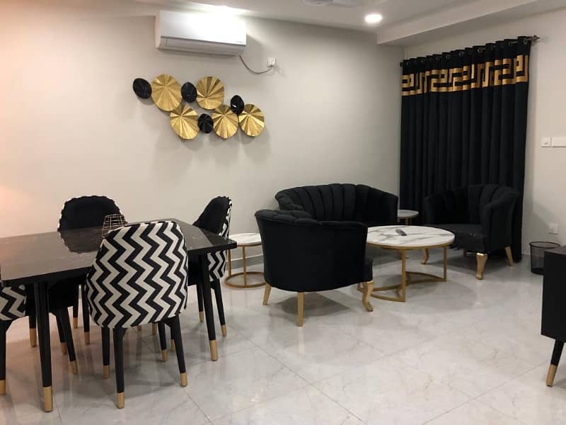 2 bed apartment fully furnished available for rent in Bahria Enclave Sector C royal mall residency

                                                            alt=