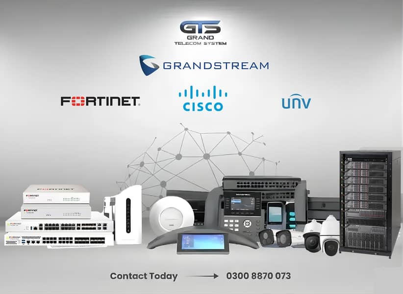 Fortinet / Grandstream / Ip phones / ELR GWN / Cisco

                                                            alt=