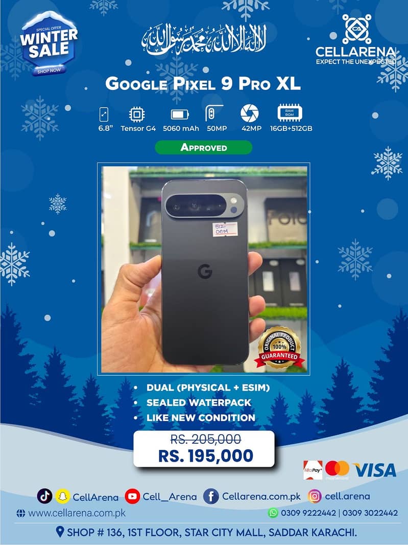 Google Pixel 9 Pro XL 9 Pro Approved-CELLARENA

                                                            alt=
