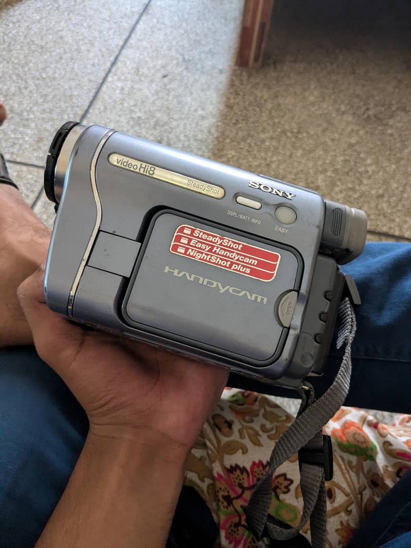 Sony Handycam CCD-TRV228E, an analog Hi8 camcorder.

                                                            alt=