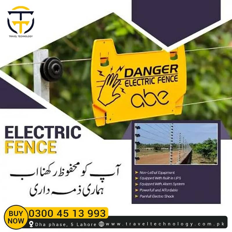 ELECTRIC FENCE SECURITY BARRIER NOW YOU CAN SLEEP WITH CONFIDENCE

                                                            alt=
