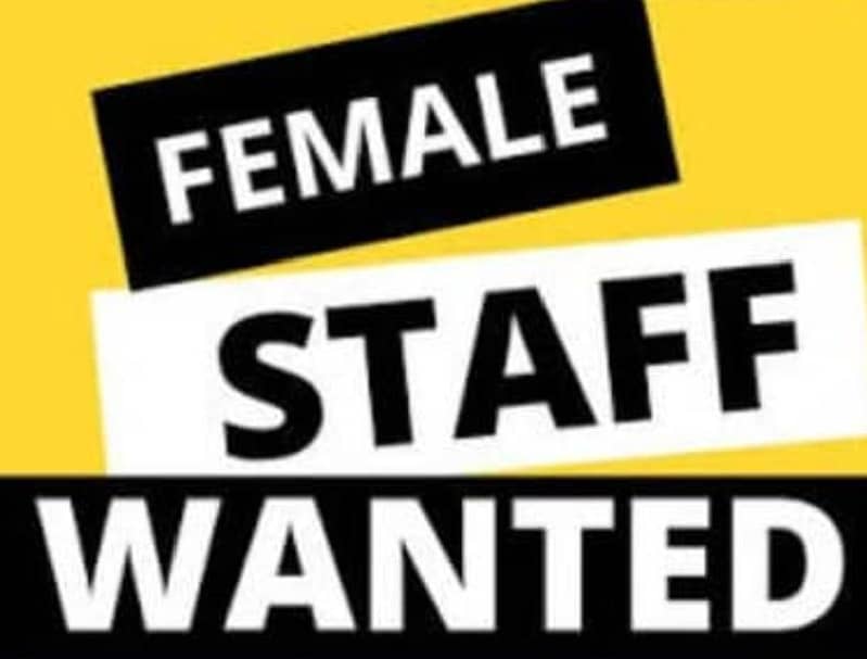 Females Staff Needed Good Salary Experienced And Non Experienced

                                                            alt=