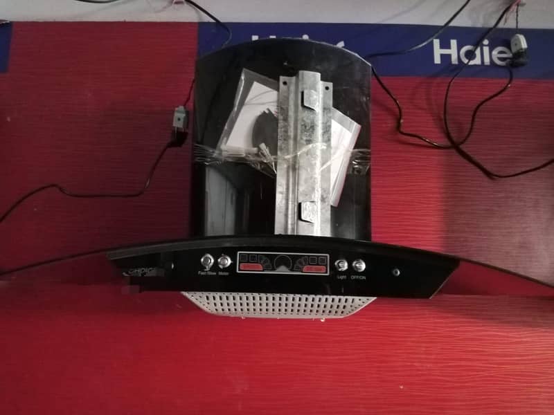 Ramzan offer kitchen gas 3 burner hob steel and hood  available