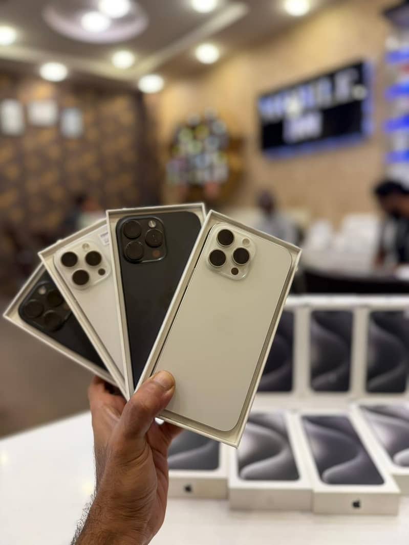 Apple Iphone 15 Pro Max 256GB & 512GB PTA Approved Full Box Physical

                                                            alt=