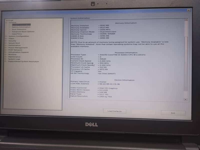 dell Latitude 3460 i5 5th Urgent Sale