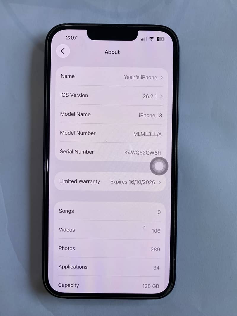 iPhone 13 JV 128gb Official Warranty Till Oct 2026

                                                            alt=