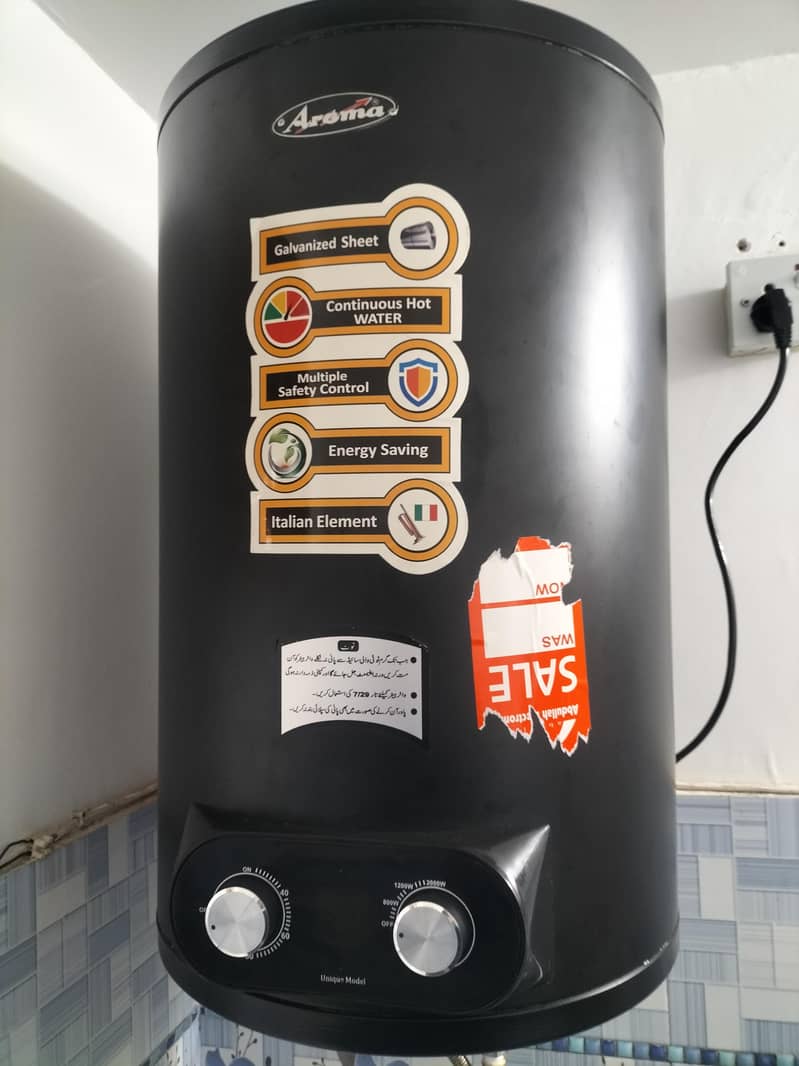 Aroma Electric geyser 50 Liters-Almost New | Fast Heating| Excellent

                                                            alt=