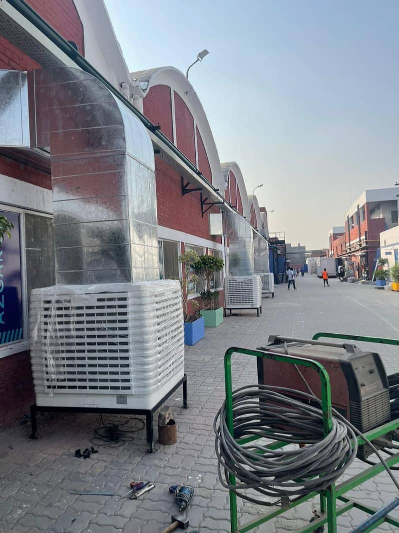 Evaporative air Cooler Ducting Air / Exhaust Blower / / Kitchen Hood

                                                            alt=