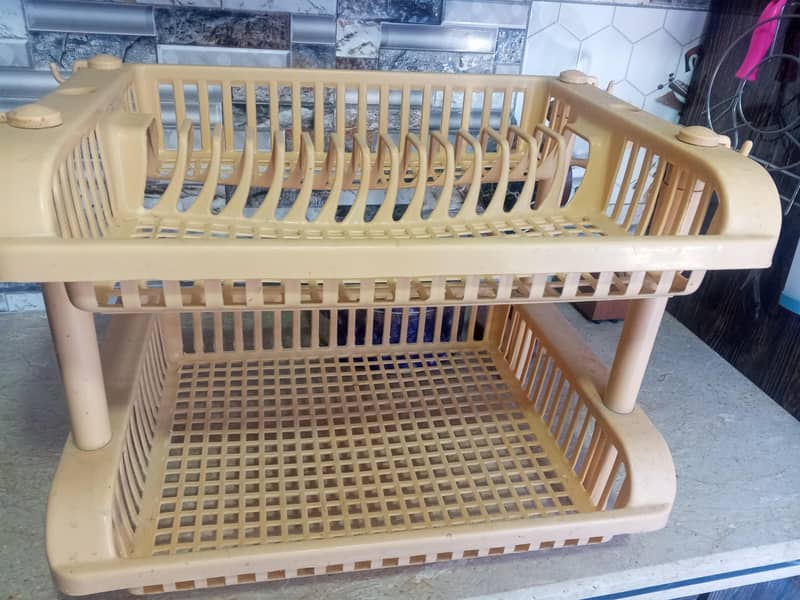 plastic kitchen rack