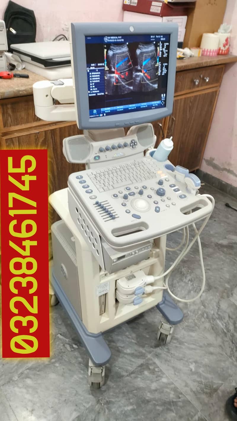 Ge Logic P5 (LCD) American colour Doppler ultrasound machine

                                                            alt=