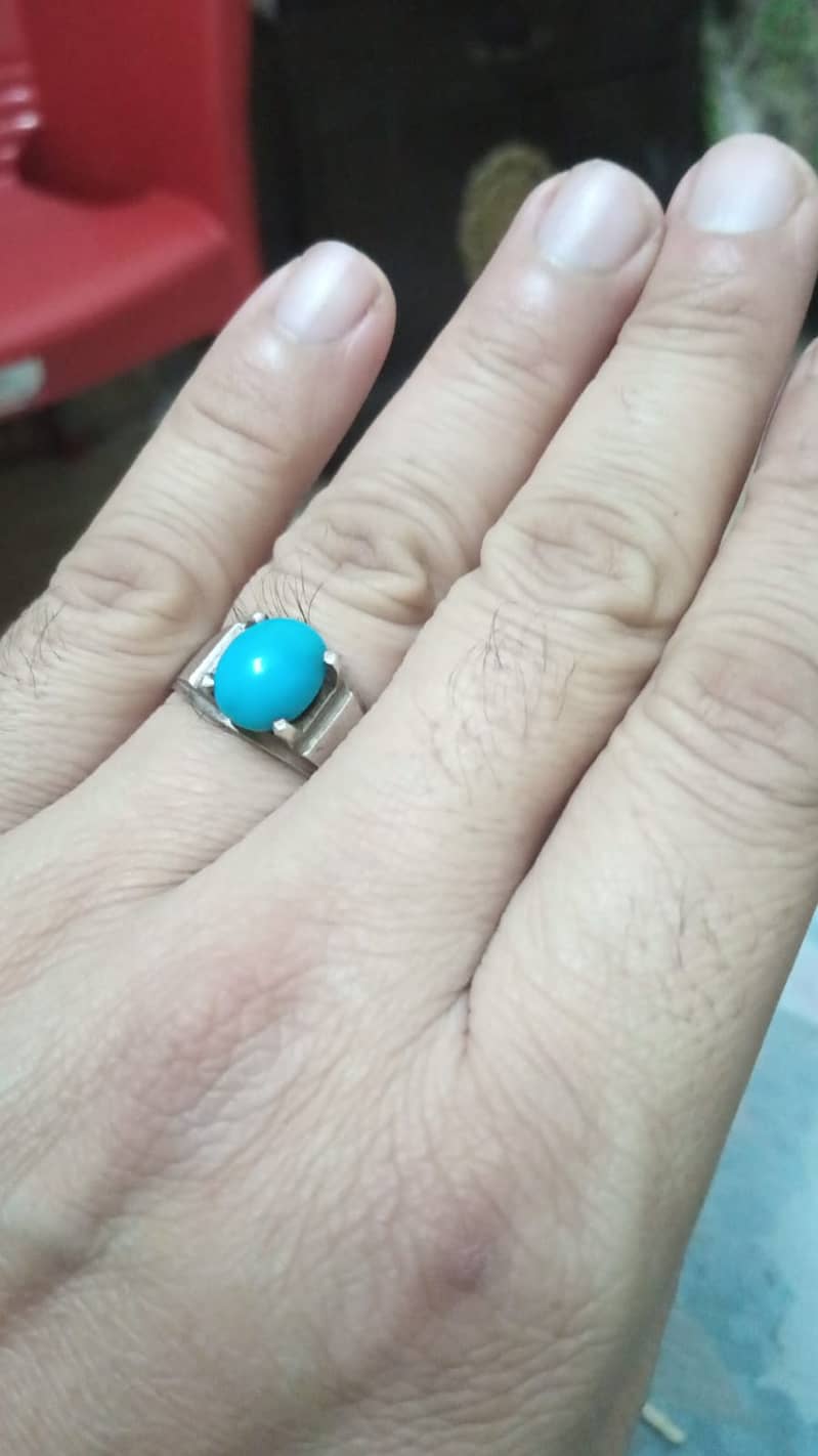 Fine Quality Feroza With Chandi Ring

                                                            alt=