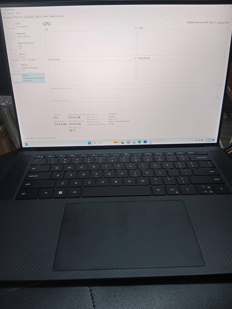 Dell XPS 15 9520 | Core i9 (14 Cores 20 Threads)| 24GB RAM| RTX 3060ti

                                                            alt=