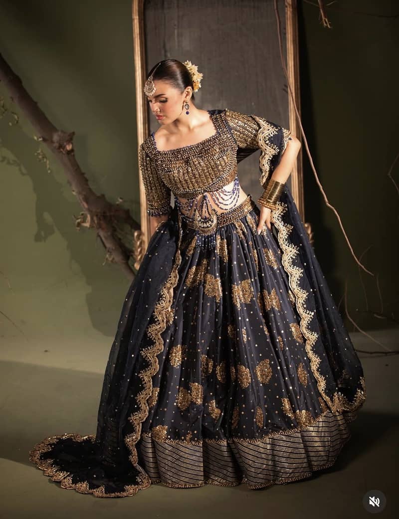 Heavy Bridal Lehenga – Luxury Embroidered | Wedding Wear | Medium Size

                                                            alt=