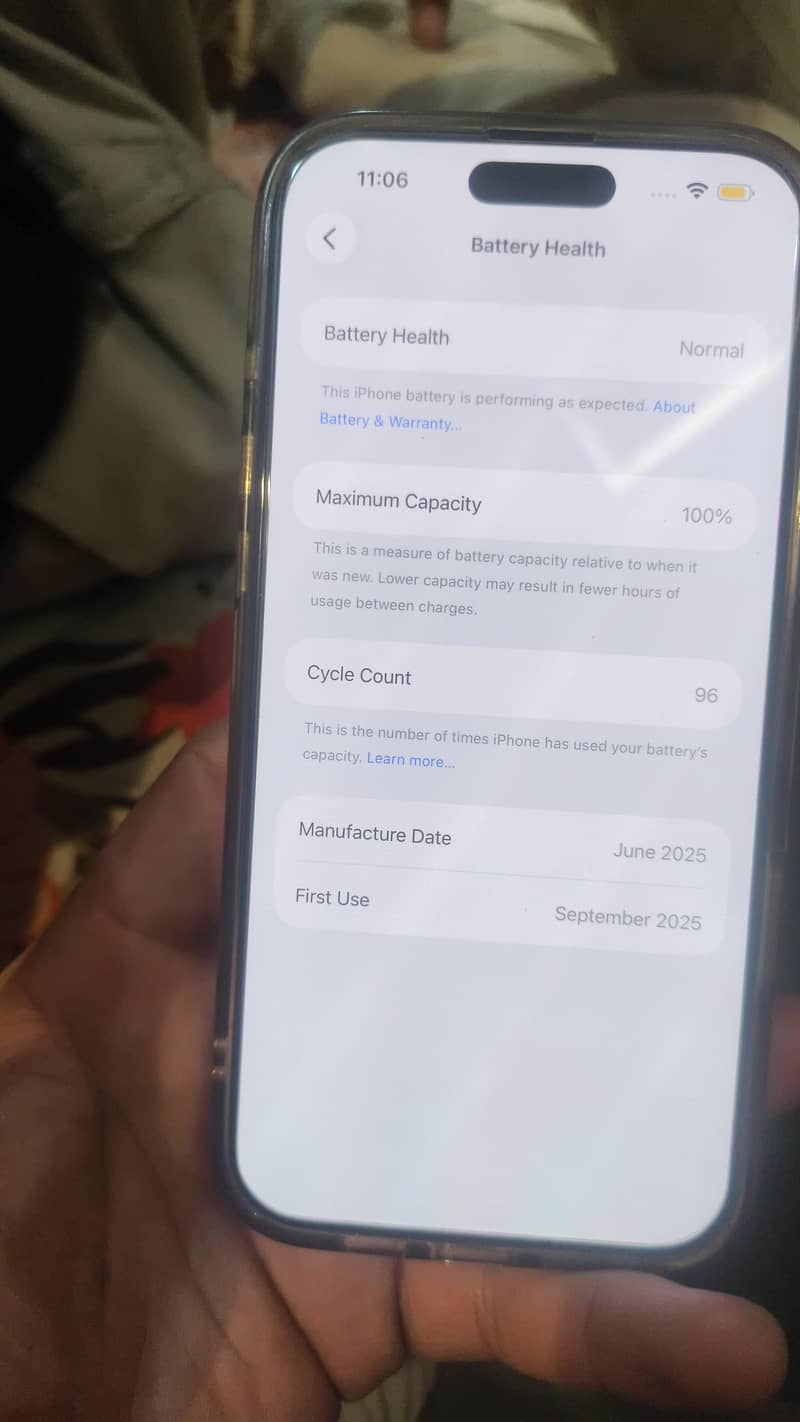 16 pro max PTA approved battery circle 96

                                                            alt=