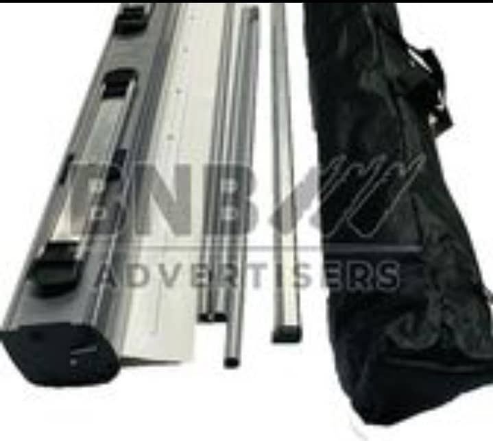 Rollup Standee/Standy, Display Stands, Banner Flex, Non tear Printing

                                                            alt=