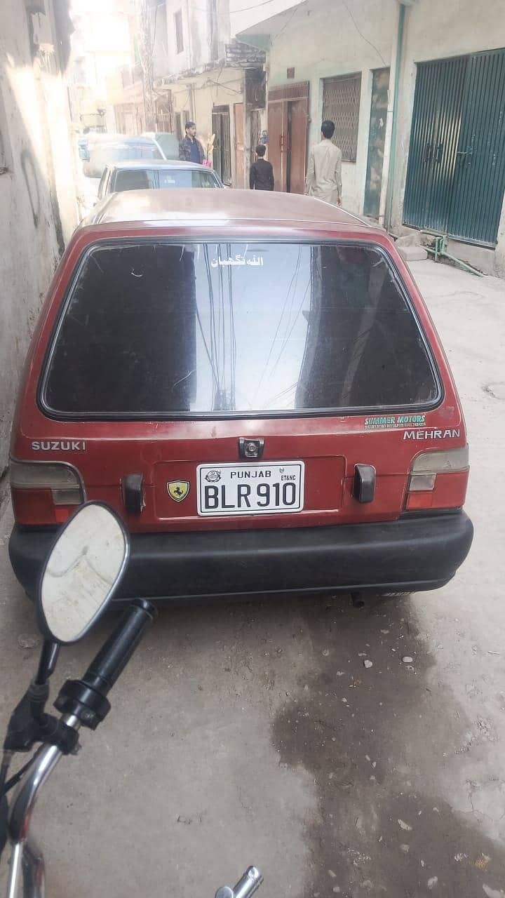 I am selling the mehran car 1998 model phone number 03105858850

                                                            alt=