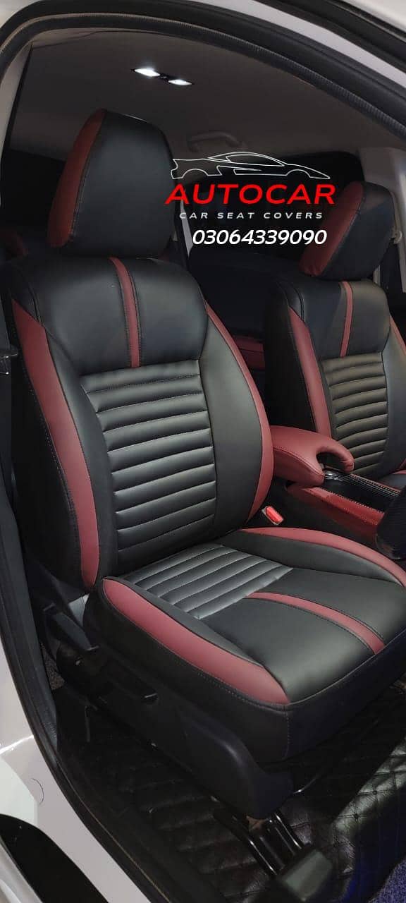 Rexin Leather Car Seat Covers Replacement - Alto Nissan Khyber Altis

                                                            alt=