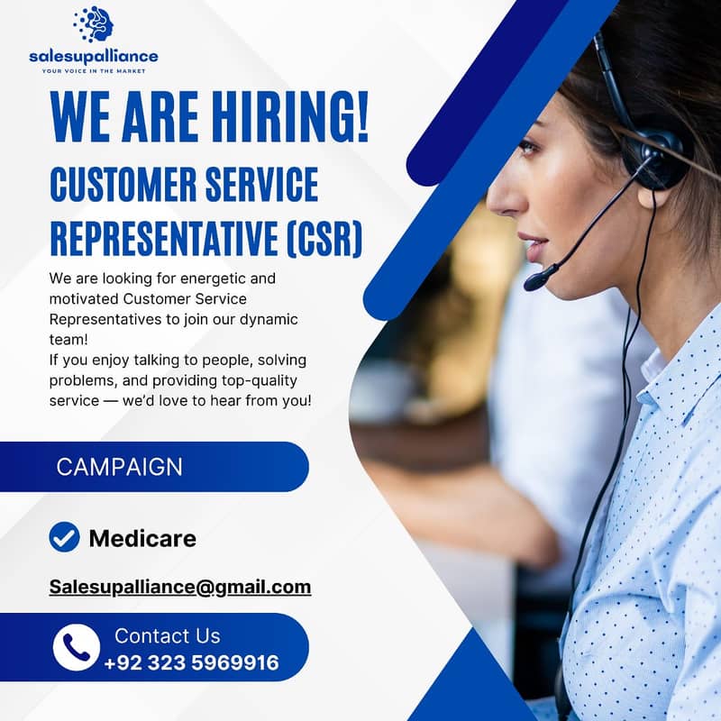 Calling Agents required - CSR - Call Center Jobs - Male & females Jobs

                                                            alt=